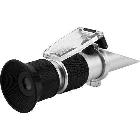RZ117 Réfractomètre 0-90% Brix RHB-90ATC à Main Auto Testeur Brix pour Sauce aux Fruits (1/5)