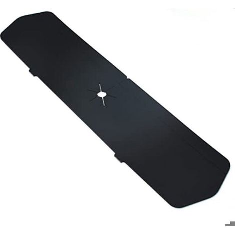 Protège-robinet - Tapis Anti-gouttes En Silicone Alimentaire - 61 X 14,4 Cm - Compatible Avec Bec De Robinet Jusqu'à 5,7 Cm - Gris Noir - 1 Pièce (1/4)