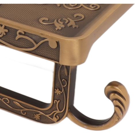 Porte-papier toilette vintage en aluminium, porte-rouleau gain de place pour salle de bain, type C (1/5)