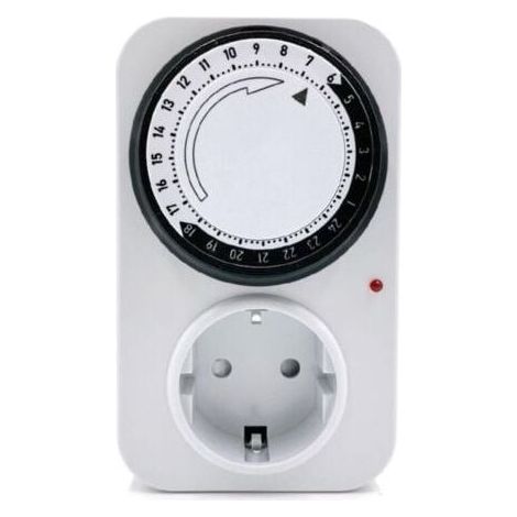 Kaelt - 4000W Programmateur journalier mécanique avec Voyant Blanc 120x85x72mm 16A (1/5)