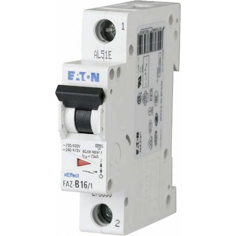 Eaton FAZ-C10/1 Miniatur-Differenzschutzschalter 10 A 240/415 V
