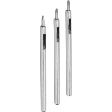 3 perforatrices rondes en acier allié pour loisirs créatifs en cuir, outil de perçage creux de 1,8 mm (1/5)