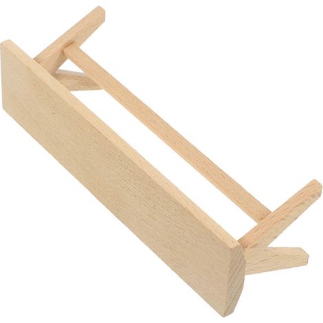 Banc miniature pour maison de poupée, mini-banc pour maison de poupée, meuble miniature en bois, accessoire pour maison de poupée (1/5)