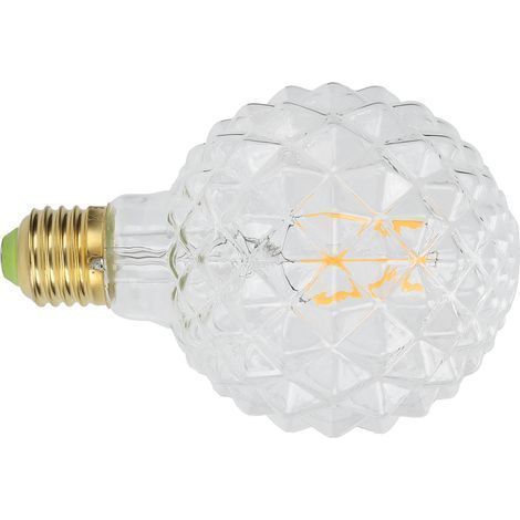 G95 Retro-Glühbirne E27, einzigartige Form, Vintage-Glühlampe, 4 W, 220 V, 360 lm, warmweißes Licht, transparent (1/5)