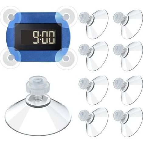 Lot de 8 ventouses réutilisables haute adhérence pour disque de stationnement Needit Park Lite – résistantes à la chaleur, pour pare-brise (1/4)