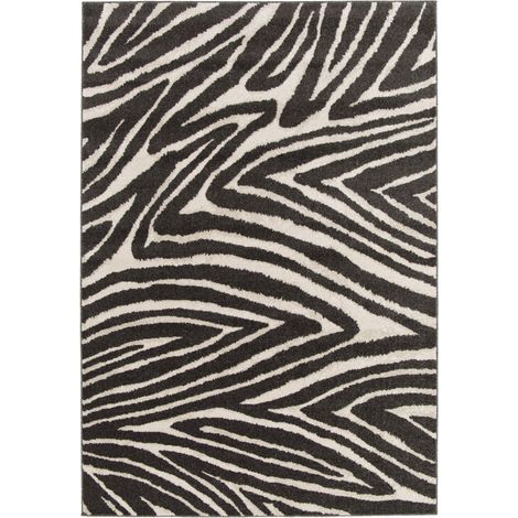 Tapis graphique à motif zébré - 200x290cm - Zebra