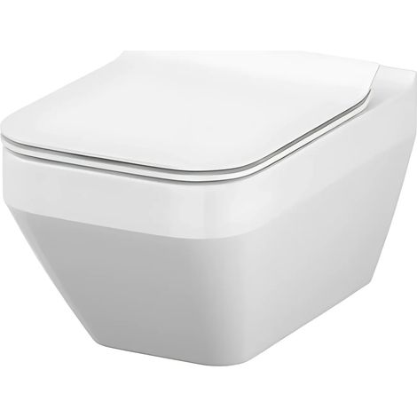 Abattant WC pour Cersanit CREA – Abattant Ralentisseur, Antibactérien, Amovible