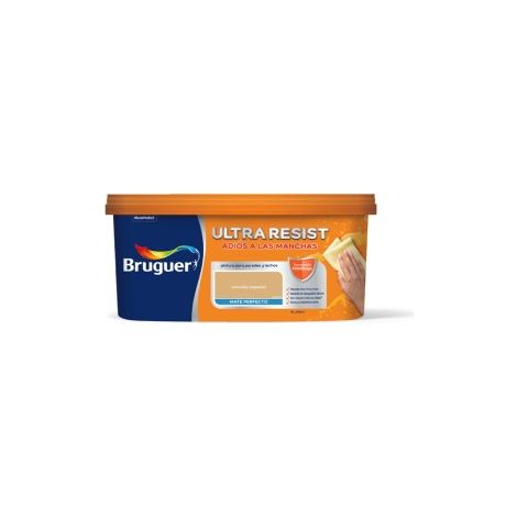 PEINTURE PLASTIQUE ANTI-TACHE JAUNE - 4 L