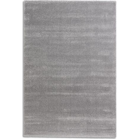 SW Tapis «Joy» gris clair 67 x 130 cm Tapis à poils doux (1/5)