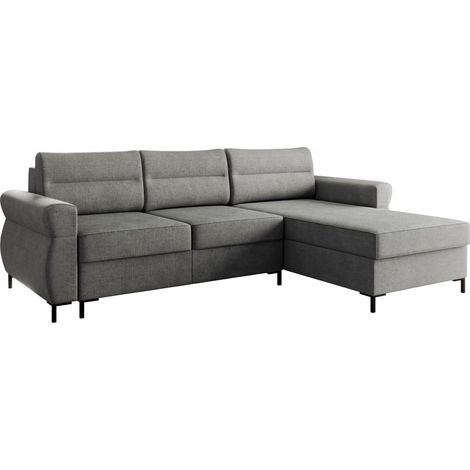 Sofá rinconero Stonecrest 103, Sierra 751, Función de descanso, Almacenaje, 258x170x92cm, 0