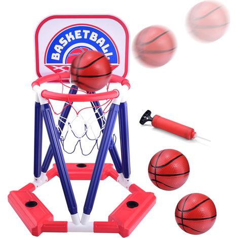 Panier de basket-ball flottant pour piscine, idéal pour les enfants de 4 à 12 ans. Un jeu amusant et flottant pour l'été au bord de la piscine. (1/5)