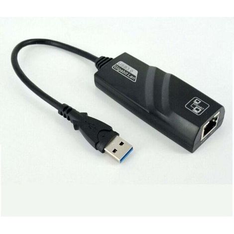 Adaptateur Ethernet USB, prise en charge automatique de la carte réseau MDIX USB3.0 Gigabit vers RJ45, carte réseau USB pour tablette PC externe (1/3)