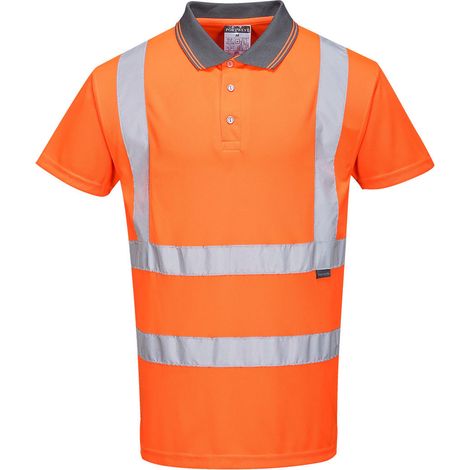 Polo Haute visibilité RIS couleur : Orange taille XS - PORTWEST