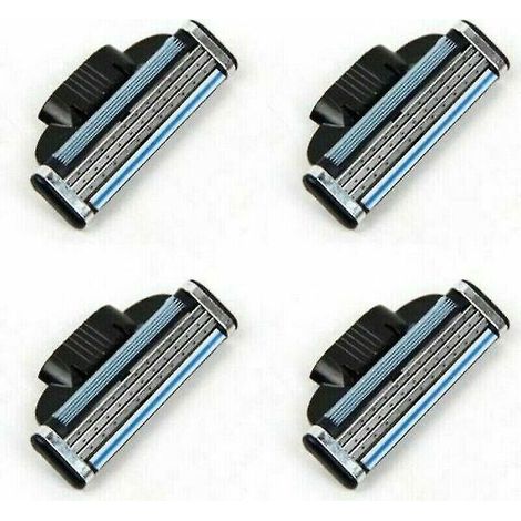 Gillette 3 Rasierklingen-Ersatzteile, 12 Stück, reibungsarme Klingen