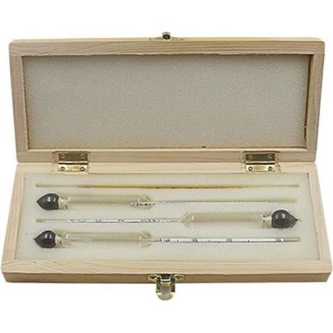 Compteur d'alcool Alcoolometre detecteur d'alcool outil de mesure de l'alcool testeur d'alcool Barre hydrometrique vin avec (1/4)