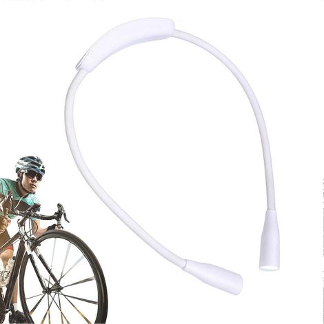 Die USB-Nackenleuchte „Book The Light Around The Neck“ mit klappbaren Armen und verstellbarem, weißem Licht eignet sich ideal zum Lesen, Stricken und Campen.