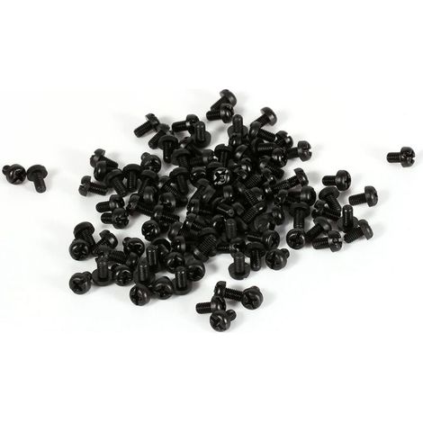 100pcs M2 M3 M4 Plastic Nylon Hex male Female Female Spacer Round Head Screw Nut (1/4)