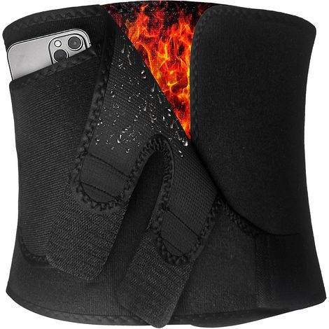 Ceinture de Sudation,Ceinture Abdominale Femme et Homme,Sauna Amincissante Néoprène pour Fitness,Abdos,Fitness Jogging,Yoga (1/5)