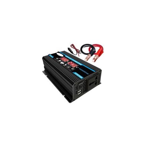 Onduleur 4000w 12v à 220v / 110v LED Car Power Inverter Converter Chargeur Adaptateur Dual USB Voltage Transformer Onde sinusoïdale modifiée 12V-220V (1/5)