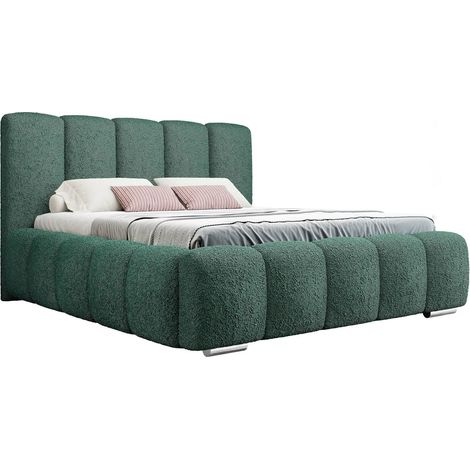 Cama TrendyNest Alceus I, Abriamo 09, Doble, 140x200, Tapiz, Somieres, 160x222x112cm (1/5)