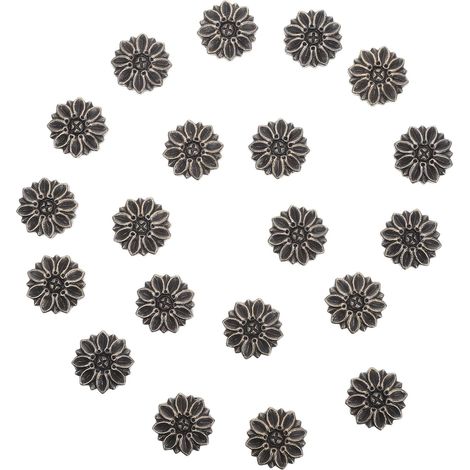 Lot de 20 plaques fixation métalliques pour meubles classiques, design (1/5)