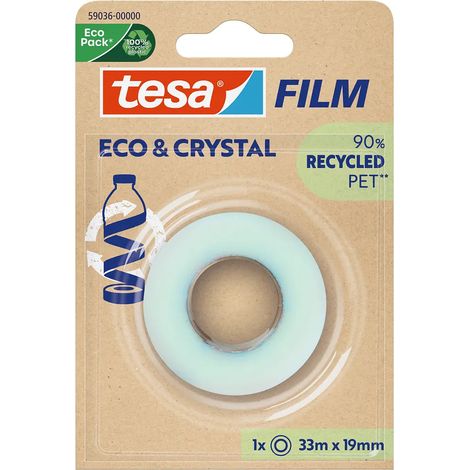 BL. CINTA ADH TESA FILM ECO & CRYSTAL 33MX19MM TR