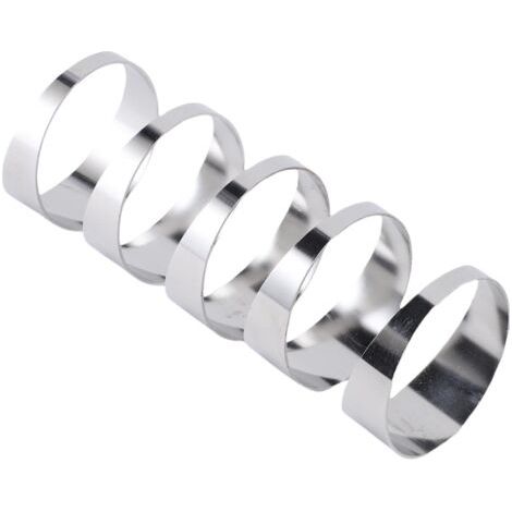 Pair - 5 pièces de découpes en acier inoxydable 304 à rayon serré, ébavurées, non soudées, pour la modification du système d'échappement automobile, 7,6 cm (3 pouces). (1/5)