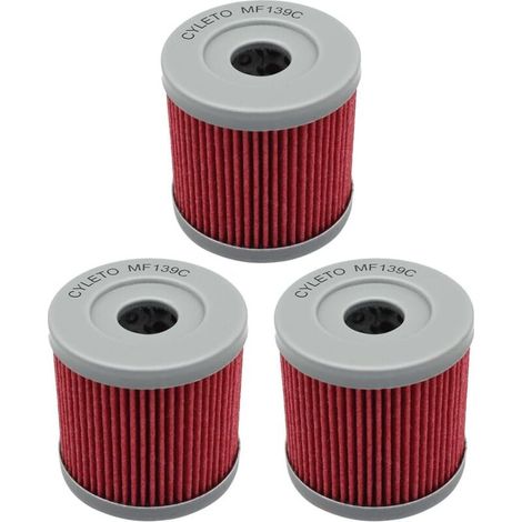 Lot de 3 filtres à huile pour LTZ400 QUADSPORT Z 2003 2004 2005 2006 2007 2008 2009 2012 2013/LTZ 400 QUADSPORT Z LE 2008 2012 (1/4)