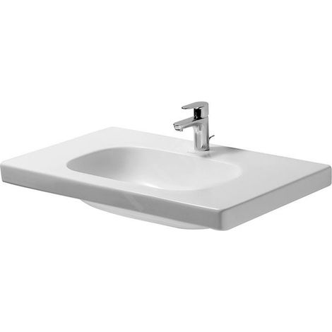 Meuble lavabo D-CODE MED o ÜL avec HLB 850x480mm 1 HL blanc (1/3)