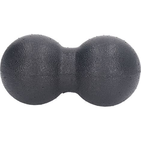 Peanut-shaped massage ball for relieving fatigue and pain - Black foot massage ball - AquaForge (1/5)