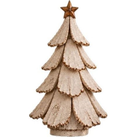 Décoration de sapin de Noël rétro lumineuse, mini centre de table, beige, 18 x 10 x 6,5 cm (1/2)
