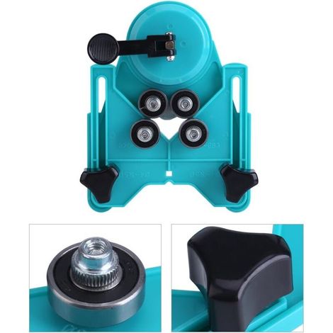 Supporto a ventosa per localizzatore di centraggio per sega a tazza per piastrelle regolabile da 4 mm a 80 mm per guida per sega a tazza per piastrelle - 1 pezzo (1/4)
