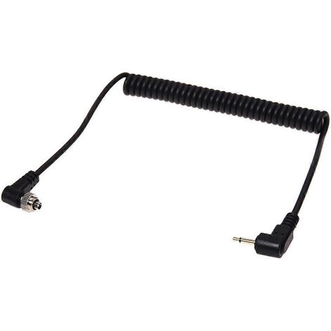 Câble de synchronisation flash PC mâle 2,5 mm avec verrouillage à vis pour déclencheur - FFY (1/4)