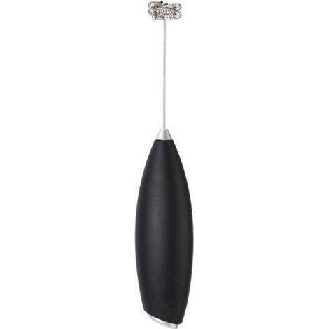 Mousseur à lait puissant pour café, fouet électrique portatif, mousseur à lait, mini mixeur et mixeur à café, noir (1/5)
