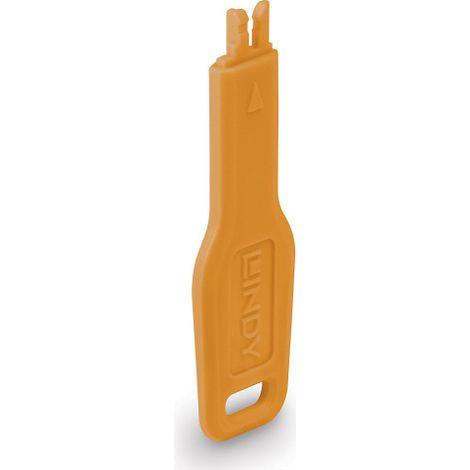 RJ45 PORT BLOCKER KEY, ORANGE