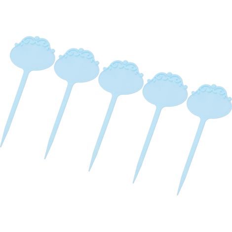 50 étiquettes imperméables pour plantes, marqueurs de fleurs, étiquettes pour plantes en pot, bleu (1/5)