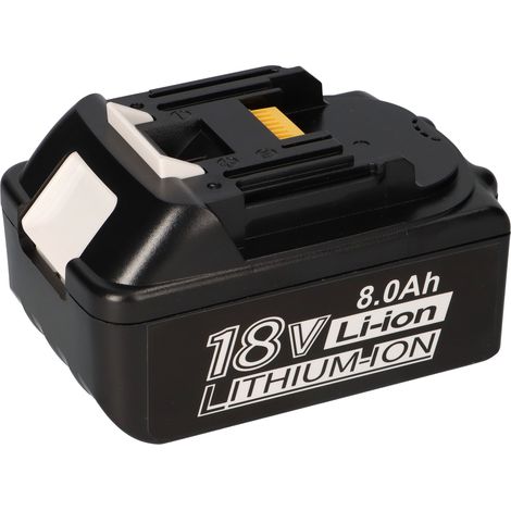 18V Akku passend für Makita Akku 18V 8Ah BL1860 BL1850 BL1850B BL1860 BL1860B BL1840B BL1840 BL1830 BL1835 BL1845 194204-5 LXT-400 (1/5)
