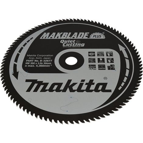 Makita Sägeblatt MAKBLADE+ 350x30x100Z (1/2)