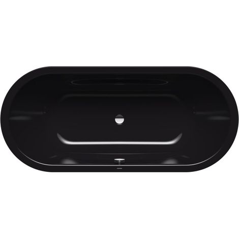 Baignoire ovale Vaio Duo, noire, 180 x 80 cm (1/2)