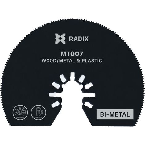Lame multitool - Radix - HCS - 80 mm - 20 dents (1,26 mm) fraisées