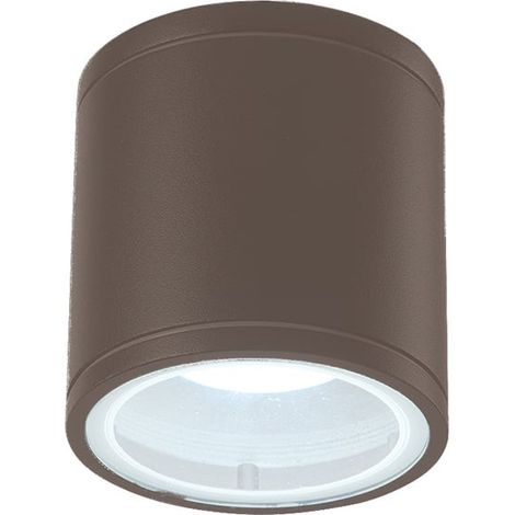 Plafonnier extérieur IP54 en aluminium GU10 Jubo - Marron (1/3)