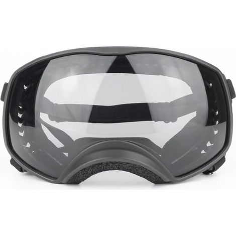 Transparent goggles for large dogs, suitable for medium and large dogs, summer UV protection pet goggles, winter snow protection goggles, transparent version. (1/3)
