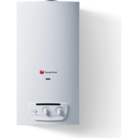 Saunier Duval – Chauffe-eau gaz instantané Bas NOx – 11L/min – Avec veilleuse – Installation murale – Propane (1/4)