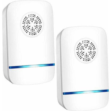 Répulsif à ultrasons pour insectes, insectifuge électrique pour souris d'intérieur 2pcs insectifuge à ultrasons pour souris, rongeurs, moustiques, cafards (1/5)