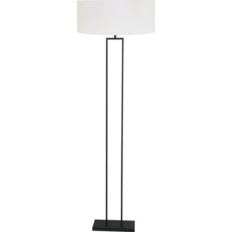 Steinhauer - stehlampe - Stang - schwarz - leinen metall - Ø 50cm