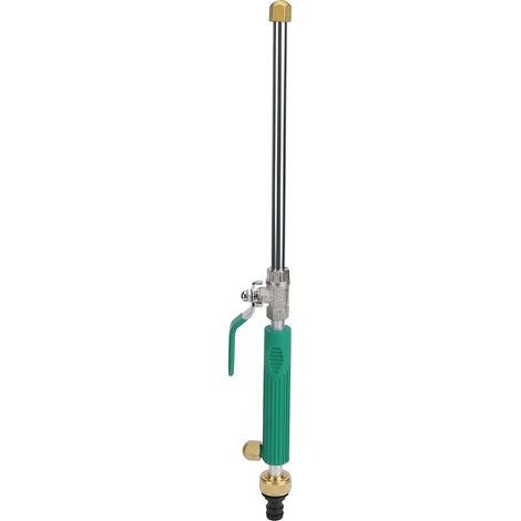 Pistolet Arrosage Haute Pression Sans Marque Modèle Standard Buse Jet et Pluie Laiton Aluminium Vert 45cm pour Jardin (1/5)