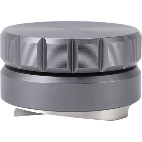 Nivelador de café de 58 mm con profundidad ajustable, dispensador de acero inoxidable 304 (1/4)