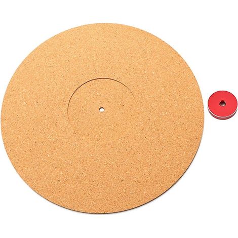 Tapis de rechange pour platine vinyle 12 pouces en liège, antistatique et antidérapant (1/4)
