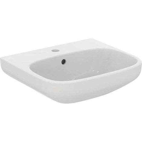Ideal Standard i.Life A - Lavabo 50x44 cm, con troppopieno e foro per miscelatore, bianco T470701 (1/5)
