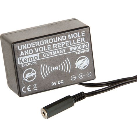 KEMO R MOLE Y CAMPAGNOL PULSER AHUYENTADOR DE ANIMALES Y PLAGAS R SUBTERRÁNEO PULSIF M069N